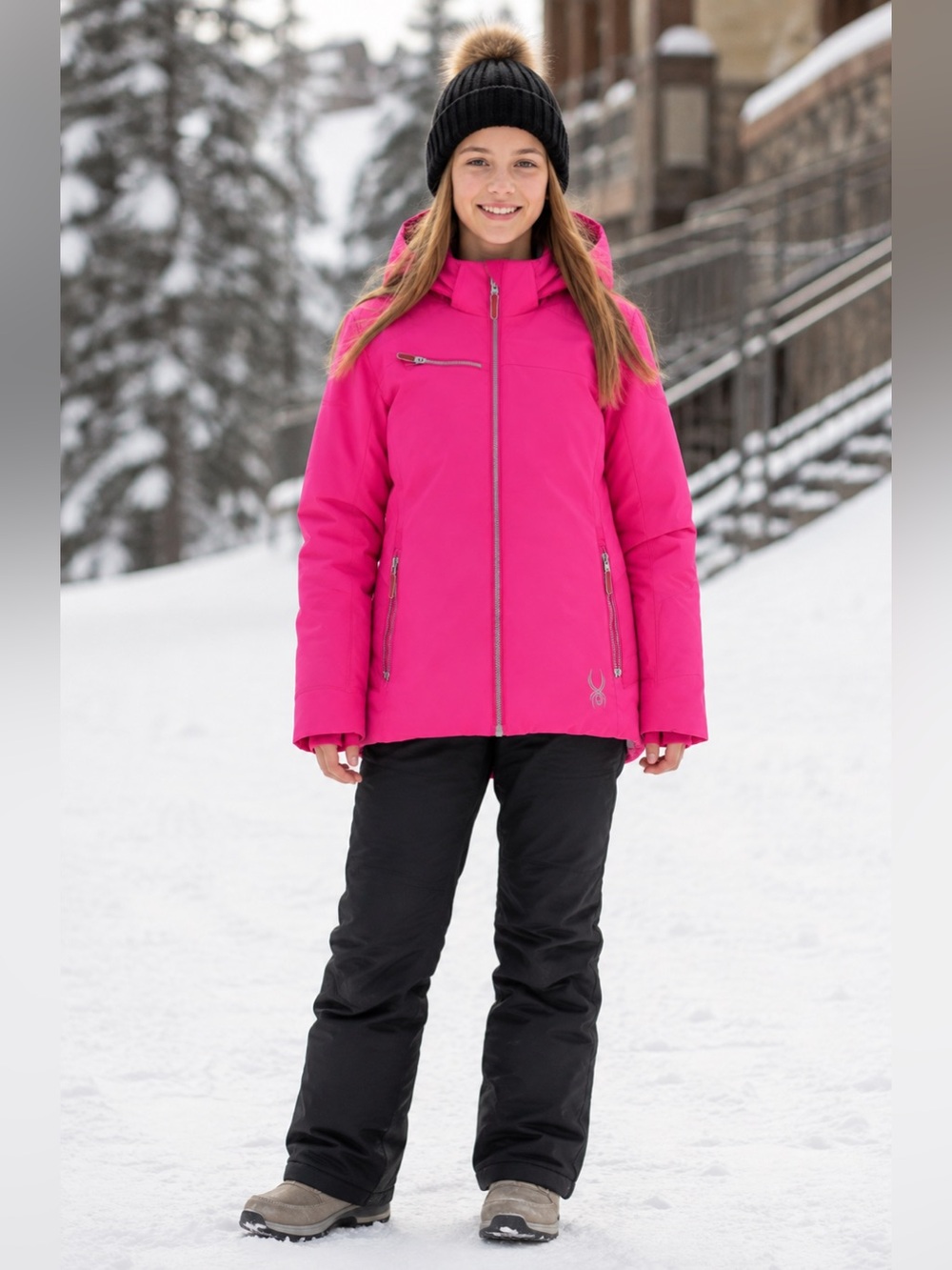 Spyder Radiant Girls 16 Pink Thinsulate Waterproof Ski Snow Jacket